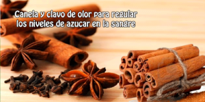 Canela y clavo de olor para regular los niveles de azúcar en la sangre Canela y clavo de olor para regular los niveles de azúcar en la sangre