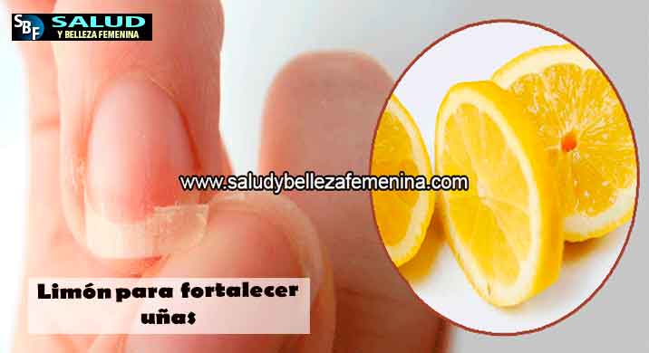 Limón para fortalecer uñas