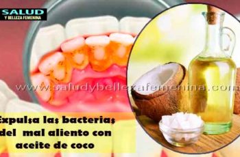 Expulsa las bacterias del mal aliento con aceite de coco