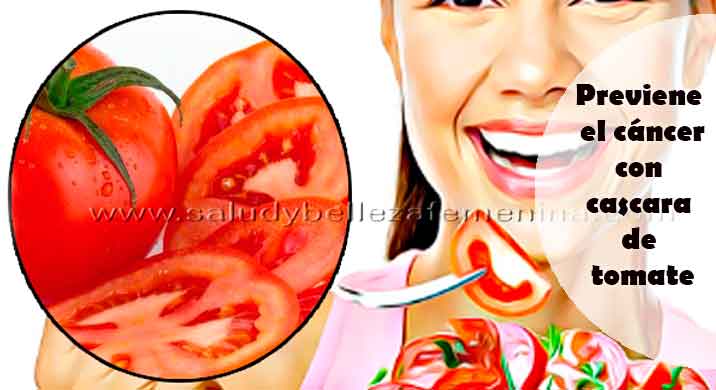 Previene el cáncer con cascara de tomate