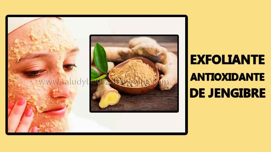 Exfoliante antioxidante de jengibre