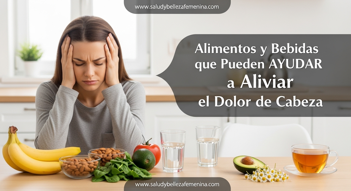 Alimentos y bebidas para aliviar el dolor de cabeza