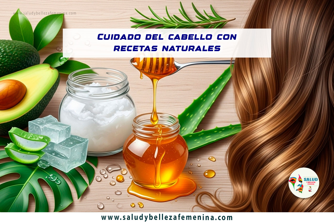Ingredientes naturales para mascarillas caseras de cabello brillante