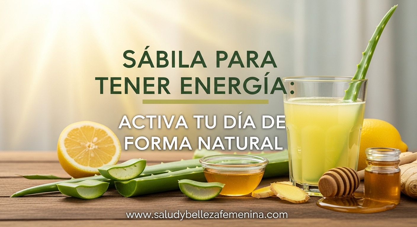 Vaso de jugo de sábila con ingredientes energizantes naturales